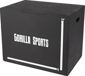Gorilla Sports Plyo Box Trainingsgerät schwarz