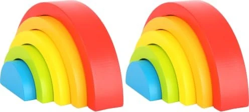 Legler Small Foot Holzbausteine Regenbogen
