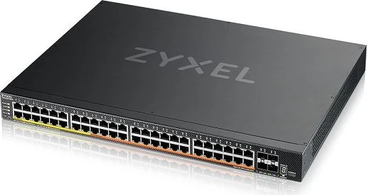 Zyxel XMG2230 Rackmount Gigabit Smart Switch, 48x RJ-45, 4x SFP+, 960W PoE++