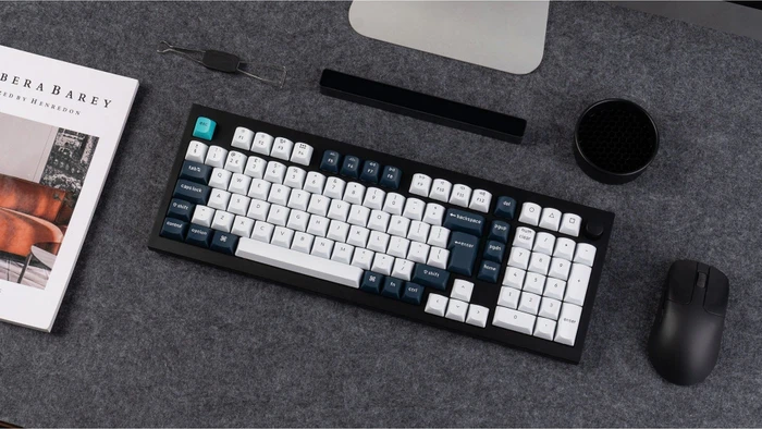 Keychron Q5 Max, Carbon Black, 96%, LEDs RGB, hot-swap, Gateron Jupiter BROWN, USB/Bluetooth, DE