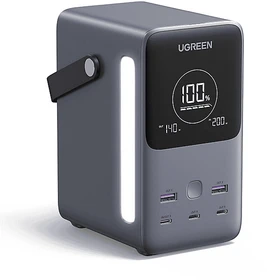Ugreen 300W 48000mAh tragbares Ladegerät Powerbank silber/schwarz