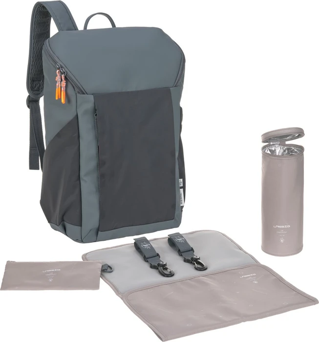 Lässig Slender Up Backpack Wickelrucksack anthrazit