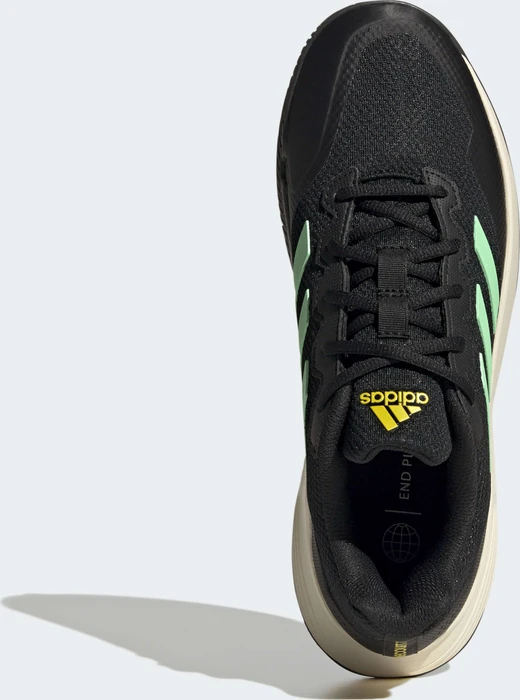 adidas Gamecourt 2.0 core black/beam green/beam yellow (Herren)
