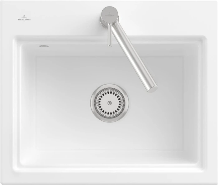 Villeroy & Boch Subway Style 60 S Einbau Becken mittig snow white