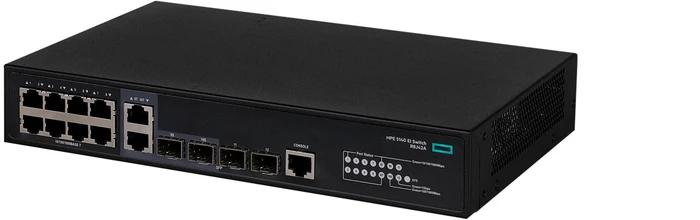 HPE FlexNetwork 5140 EI 8G Desktop Gigabit Managed Switch, 8x RJ-45, 2x SFP, 2x RJ-45/SFP