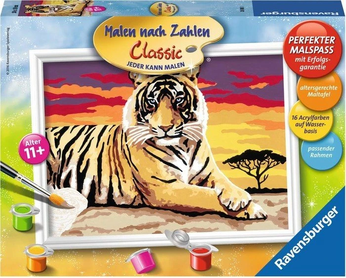 Ravensburger Malen nach Zahlen Majestätischer Tiger