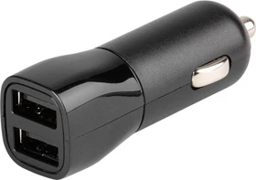 Vivanco Smart IC Universal Dual USB Kfz-Schnellladegerät 17W 2x USB Port schwarz