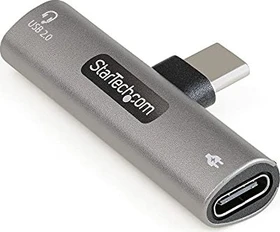 StarTech USB-C Audio- & Ladeadapter schwarz
