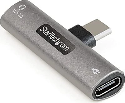 StarTech USB-C Audio- & Ladeadapter schwarz