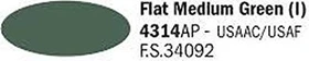 Italeri Acrylic Paint medium green I USAAC / USAF, 20ml
