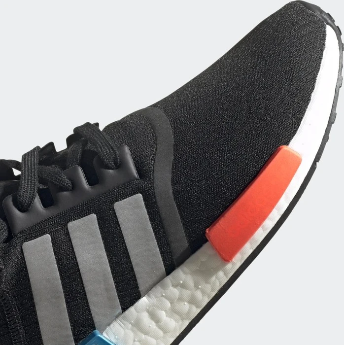 adidas NMD_R1 core black/silver metallic/solar red (Herren)
