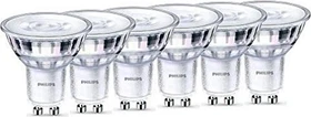 Philips LED Spot GU10 3.8W/WW dimmbar, 6 Stück