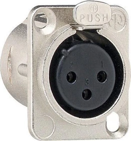 Gira XLR D-Serie Flanschbuchse