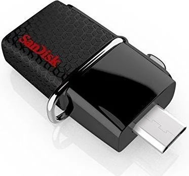 SanDisk Ultra Dual Android 128GB schwarz, USB-A + USB Micro-B, USB 3.2 Gen 1×1, USB 2.0