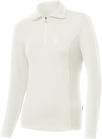 Löffler Midlayer Turtle Transtex Poloshirt langarm creme white (Damen)