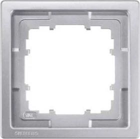 Siemens DELTA style Rahmen 82x82mm 1-fach, platinmetallic