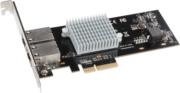 Sonnet Presto 10G LAN-Adapter, 2x RJ-45, PCIe 3.0 x4