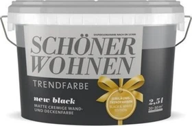 Schöner Wohnen Trendfarben innen new blackmatt hochdeckend, 2.5l