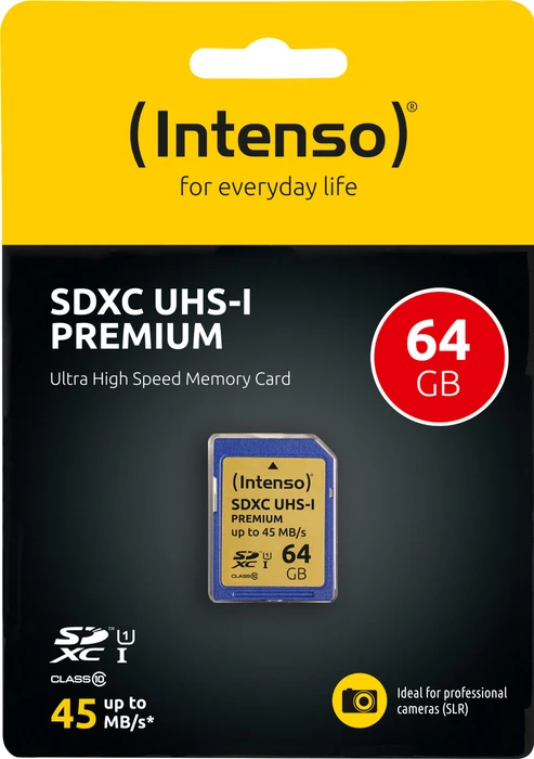 Intenso Premium R45 64GB, UHS-I U1, Class 10