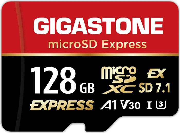 Gigastone SD7.1 R880/W500 128GB Kit inkl. USB-C Cardreader, UHS-I U3, A1, Class 10, SD Express EX I