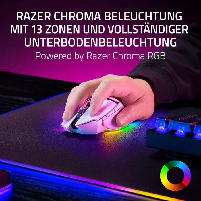 Razer Basilisk V3 Pro 35K White Edition, USB/Bluetooth