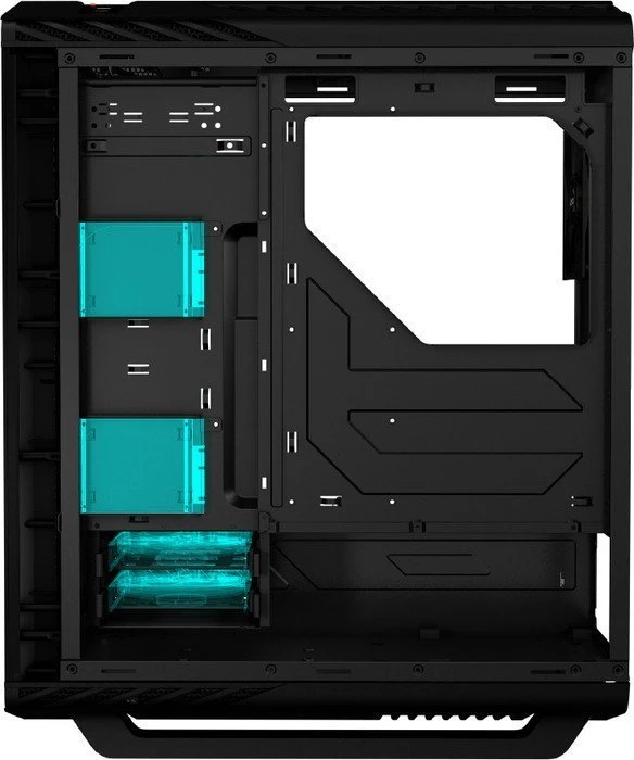 AeroCool Project7 P7-C1 Tempered Glass Edition schwarz, Glasfenster