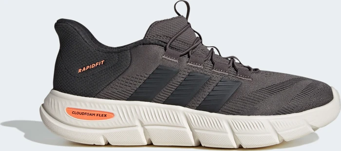 adidas Cloudfoam Flex Rapidfit charcoal/carbon/lucid orange (Herren)