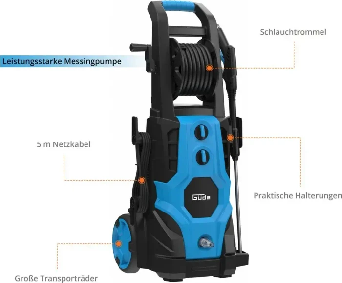 Güde GHD 3200-225 Elektro-Hochdruckreiniger inkl. Terrassenreiniger
