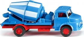 Wiking Klassik Edition Betonmischer MB Kurzhauber blau/weiß