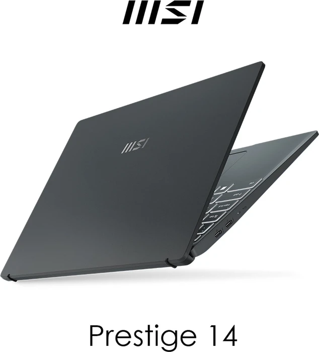 MSI Prestige 14 Evo A12M-240, Carbon Gray, Core i5-1240P, 8GB RAM, 512GB SSD, DE