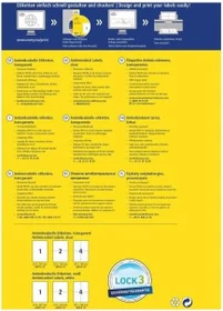 Avery-Zweckform Etiketten antimikrobiell, A5, wetterfest, transparent, 10 Blatt (20 Etiketten)
