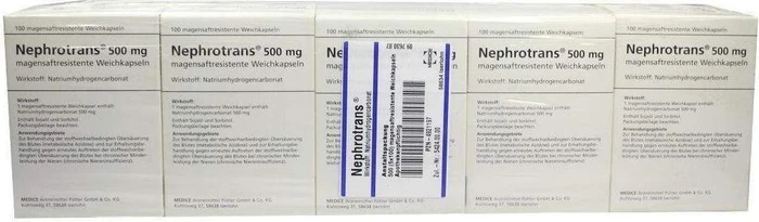 Nephrotrans 500mg magensaftresistente Weichkapseln, 500 Stück
