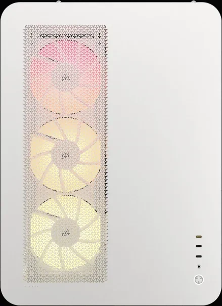 Corsair Air 5400 RS-R ARGB White, weiß, Glasfenster