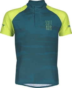 Scott RC Team Trikot kurzarm celestial blue/sharp green (Junior)