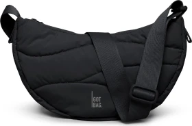 GOT BAG Wavy Puffer Moon Bag Small Umhängetasche black monochrome