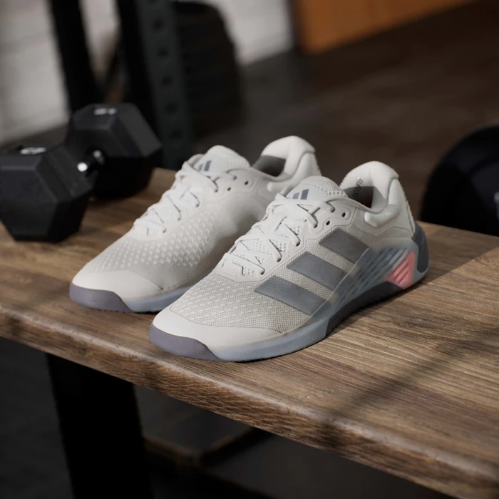 adidas Dropset 4 orbit grey/iron metallic/lucid orange