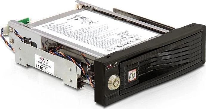 DeLOCK 5.25" Wechselrahmen auf 3.5" SATA
