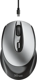 Trust Zaya Rechargeable Wireless Mouse grau/schwarz, USB (23809)