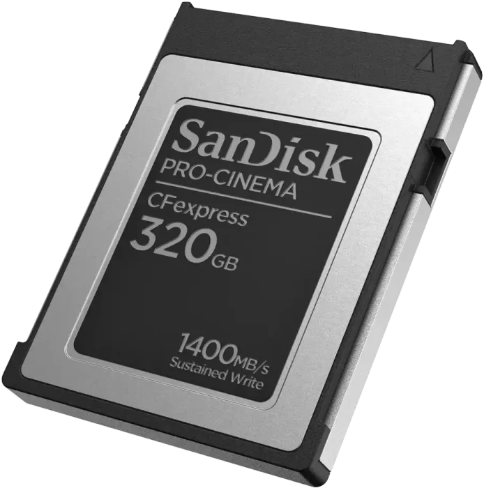 SanDisk PRO-CINEMA R1700/W1500 CFexpress 2.0 Type B 320GB