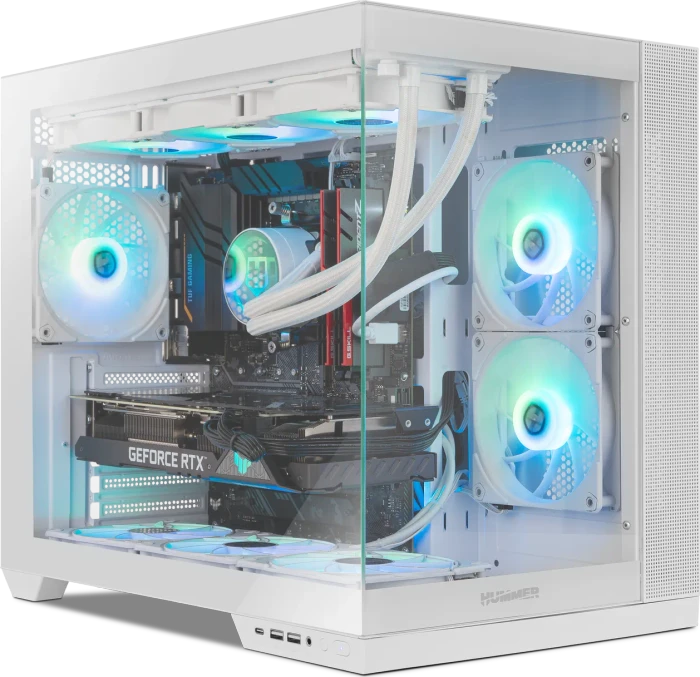 Nox Xtreme Hummer Astra Neo White, Glasfenster