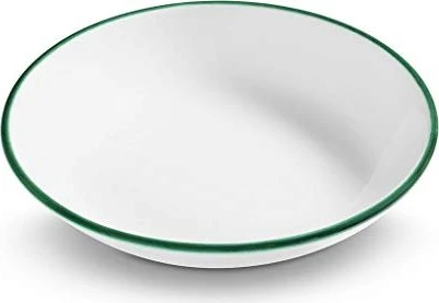 Gmundner Keramik Grüner Rand Suppenteller 20cm