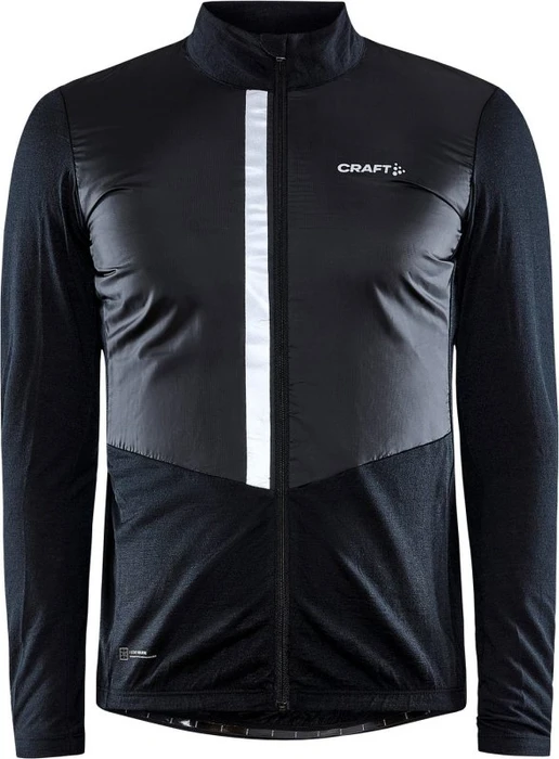 Craft Adv Bike SubZ Wool Trikot langarm schwarz (Herren)