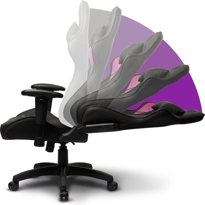 Cooler Master Caliber R1 Gamingstuhl, schwarz/violett