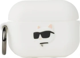 Karl Lagerfeld 3D Logo NFT Choupette Head Case für Apple AirPods 3 schwarz