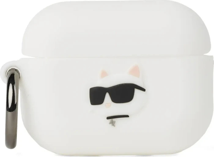Karl Lagerfeld 3D Logo NFT Choupette Head Case für Apple AirPods 3 schwarz