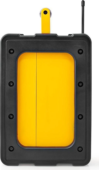 Nedis FM Batterie-/Elektro-Baustellenradio gelb/schwarz