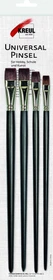 Kreul Synthetics Universalpinsel flach Pinselset, 4-tlg.