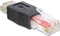 DeLOCK Adapter, USB-B [Buchse] auf RJ-45 [Stecker] Vorschaubild