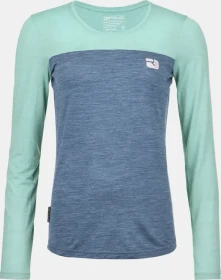 Ortovox 150 Cool Logo Funktionsshirt langarm ice waterfall (Damen)
