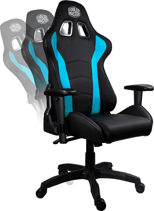 Cooler Master Caliber R1 Gamingstuhl, schwarz/blau
